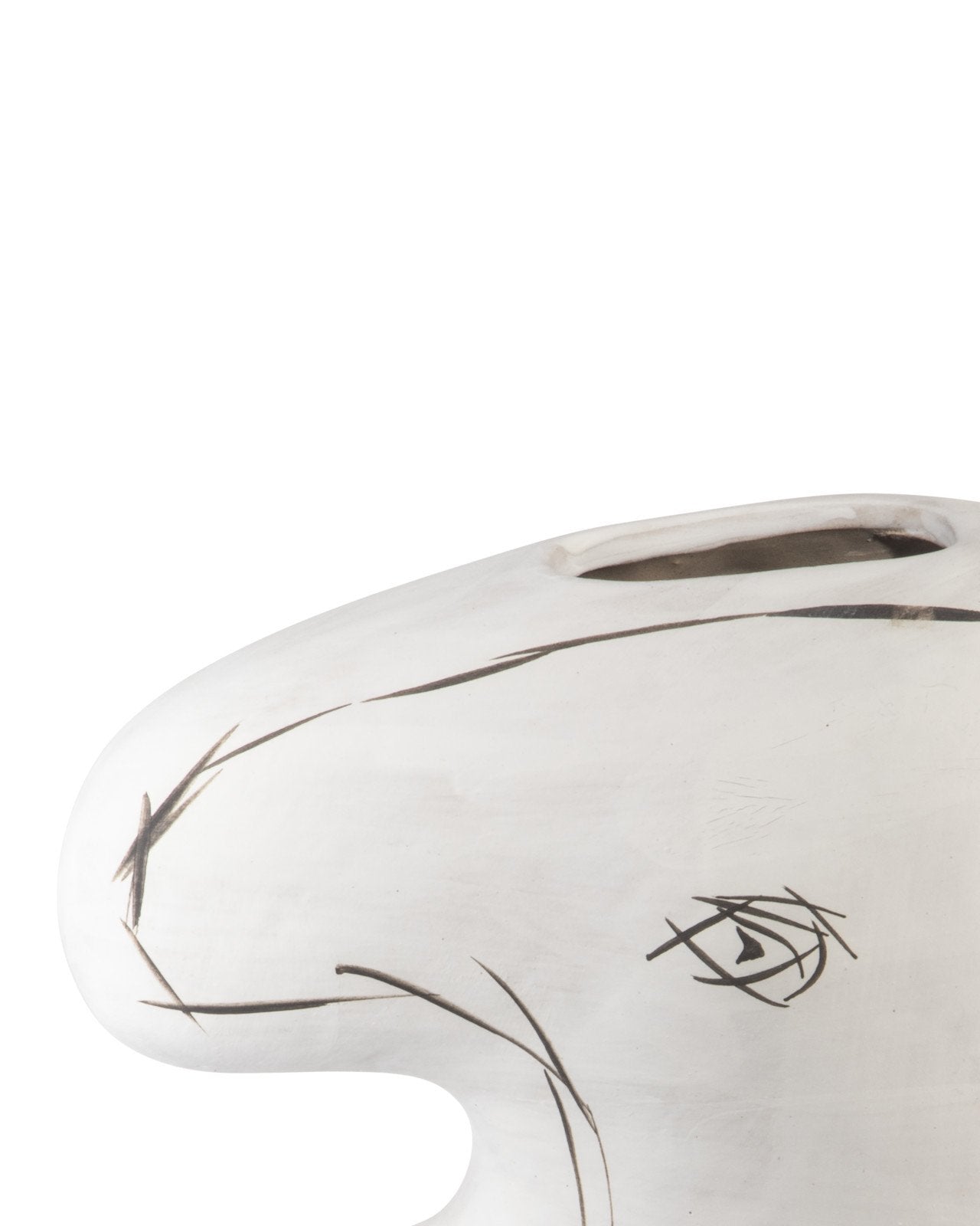 Whimsical White Sculpture